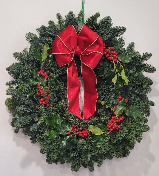 Noble Christmas Wreath 26-28"