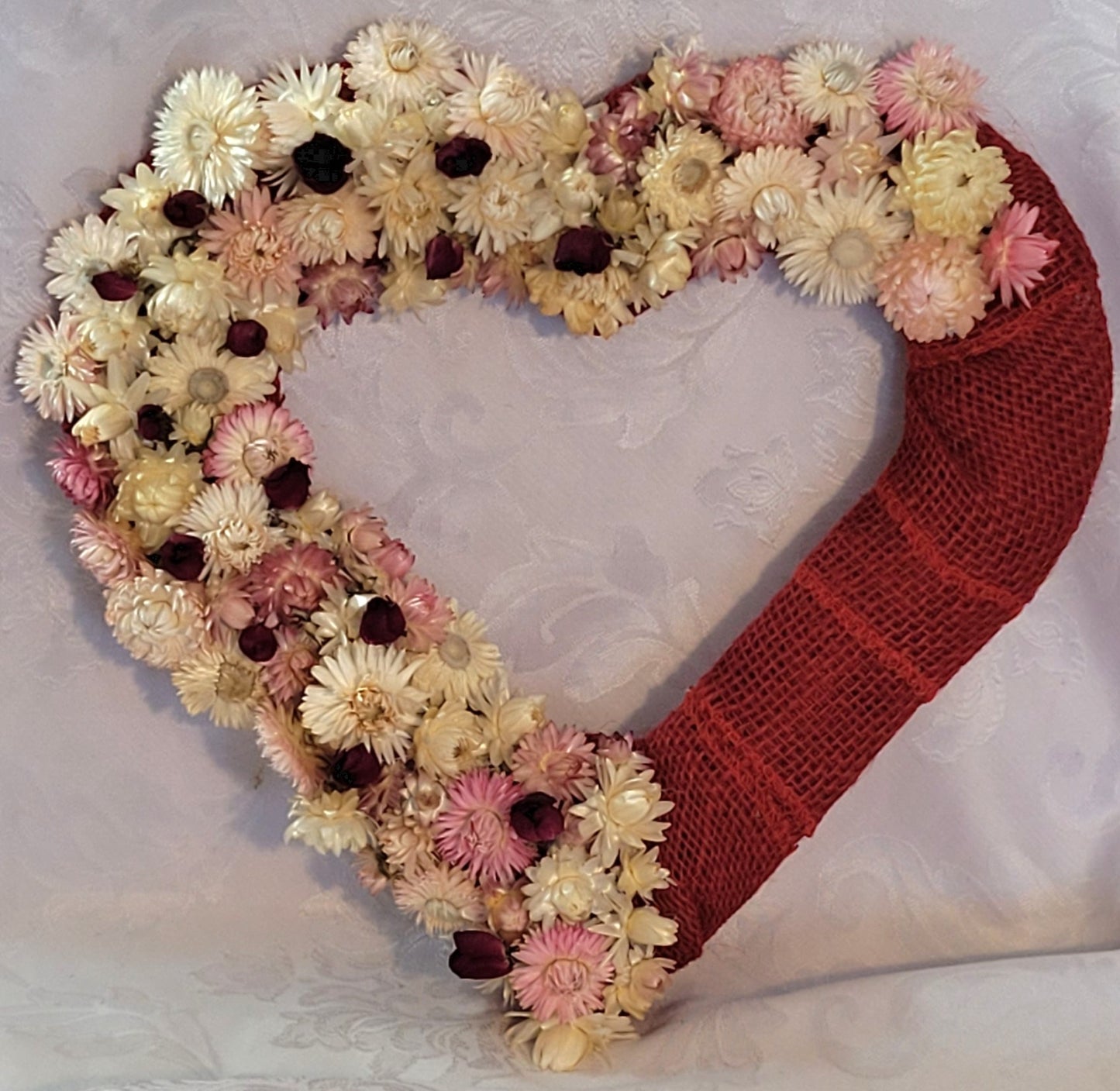 Valentine's Dried Flower Wreath #1