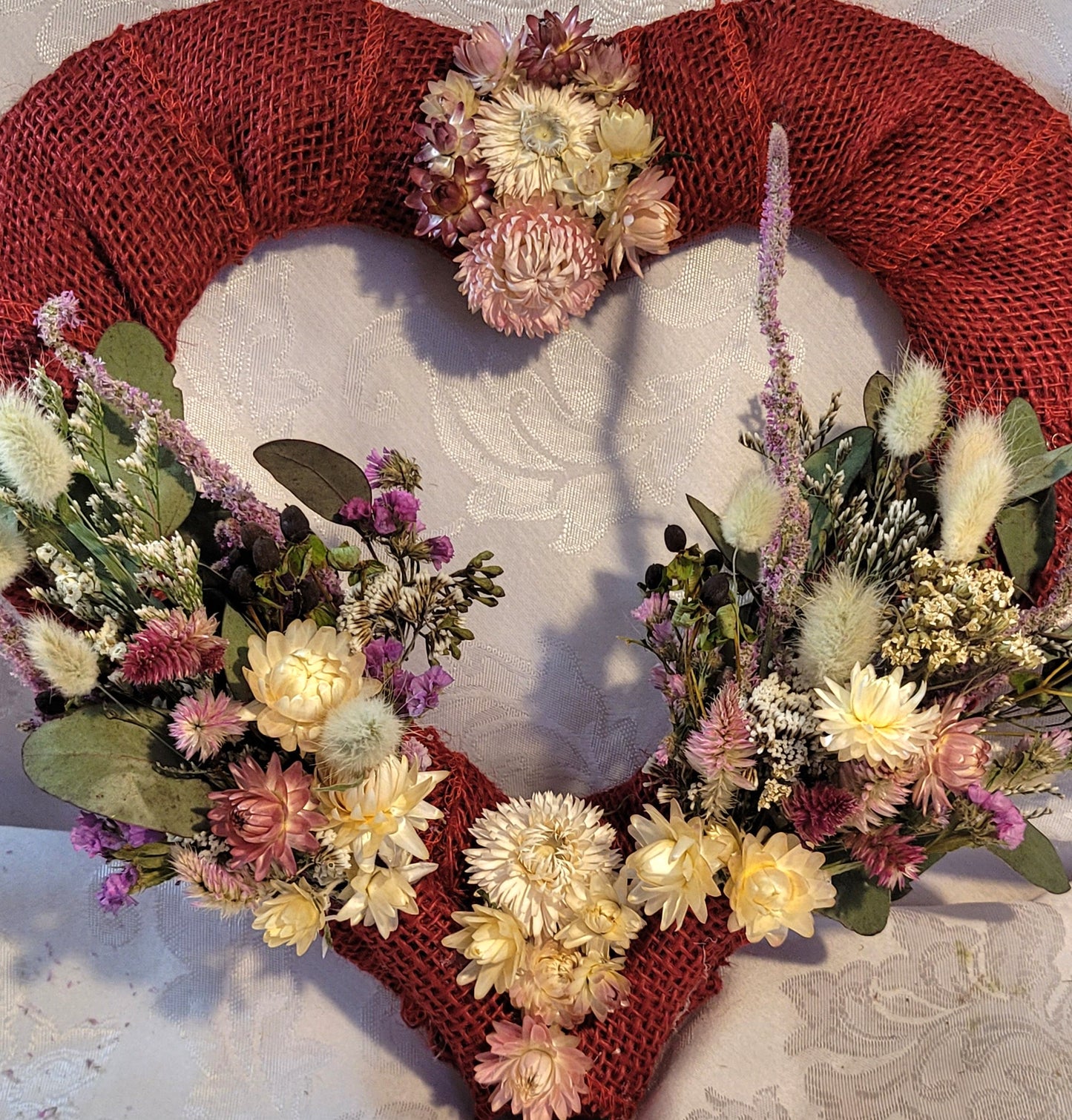 Valentine's Dried Flower Wreath #3