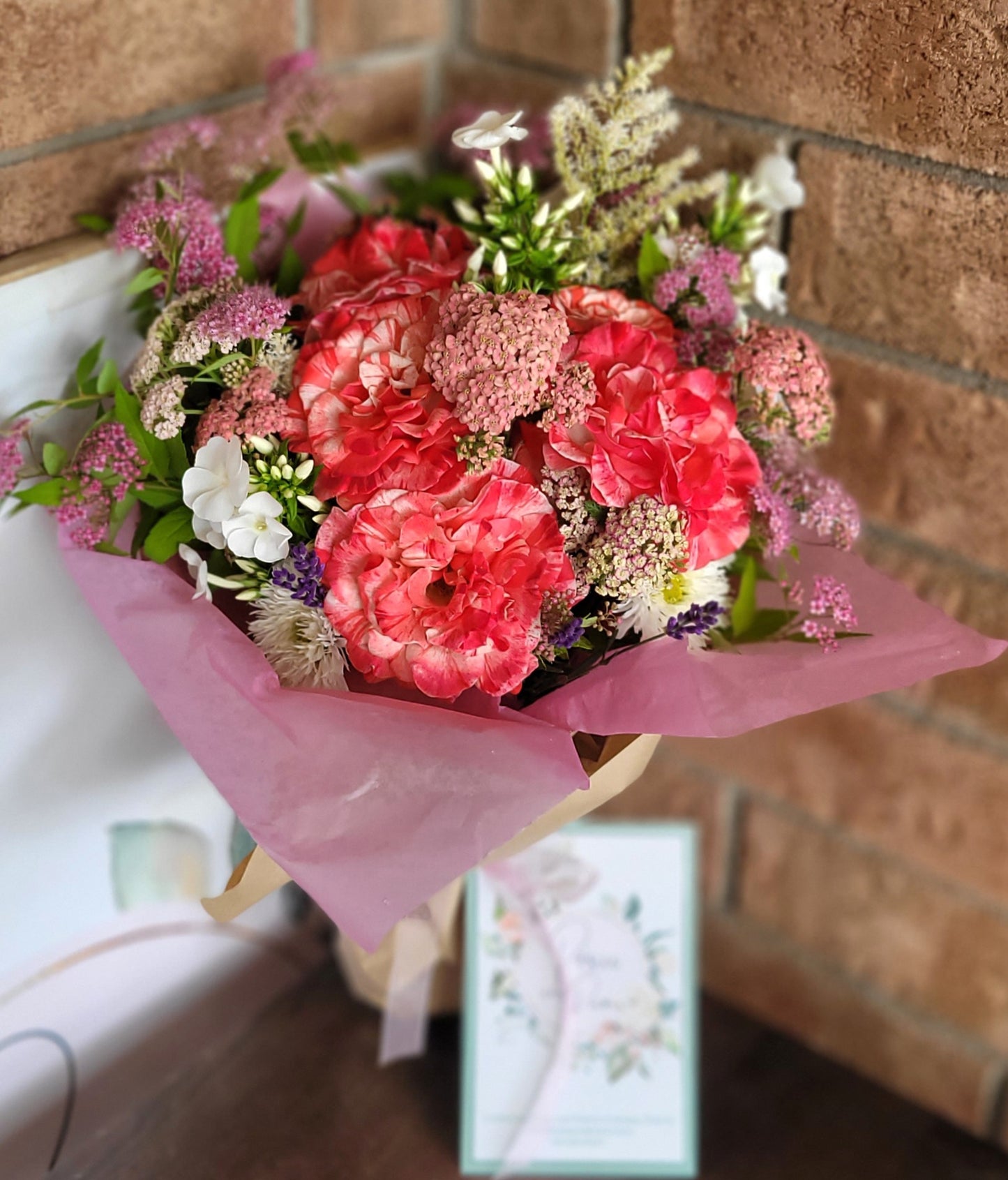 Fresh Floral Wrapped Bouquet (no vase)